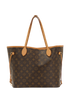 Neverfull MM, &pound;1,100, Handbags, Brown, Canvas, Front view